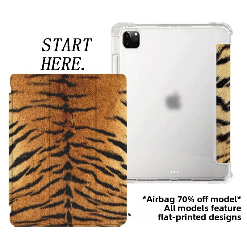 Protective cover with pen slot on the flat surface