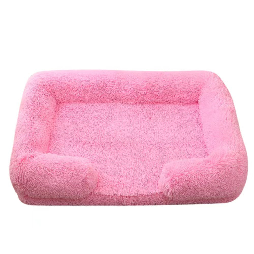 Plush Round Cat Bed