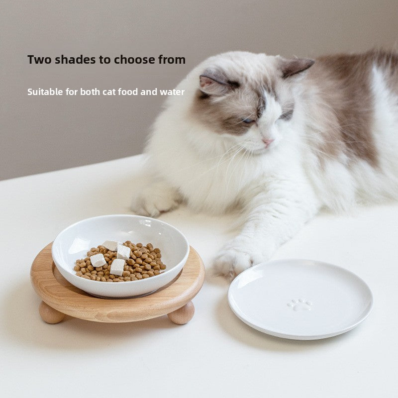 Ceramic Silicone Mat Non-Slip Cat Dog Feeding Bowl