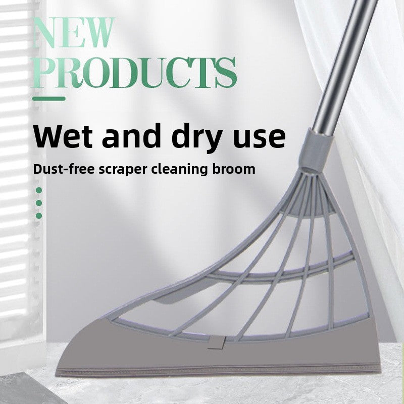 Household magic broom dust removal and ash sweeping non-stick head