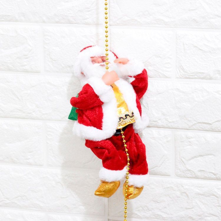 Electric Climbing Santa Claus Toy