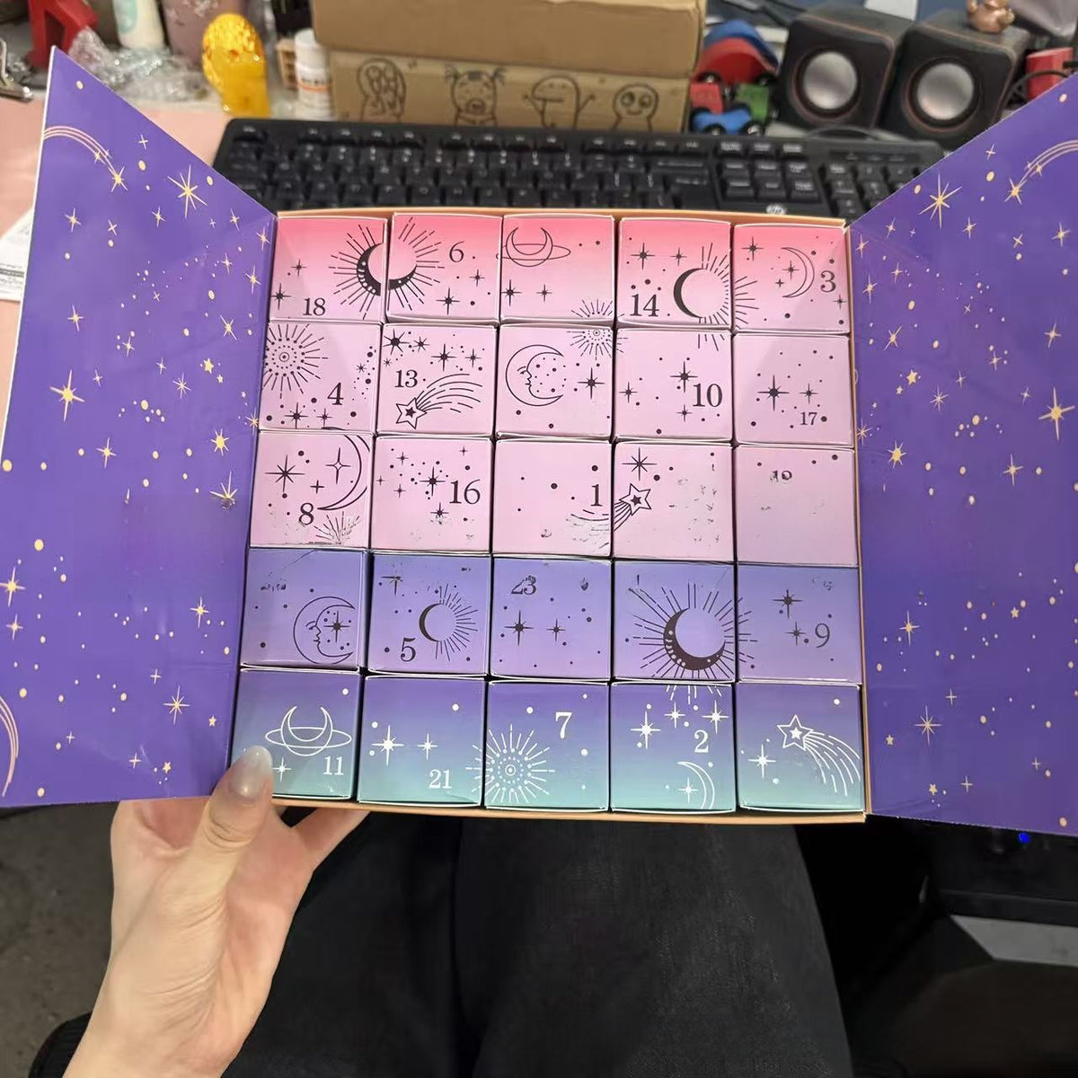 DIY Wool Craft Advent Calendar Christmas Countdown Gift