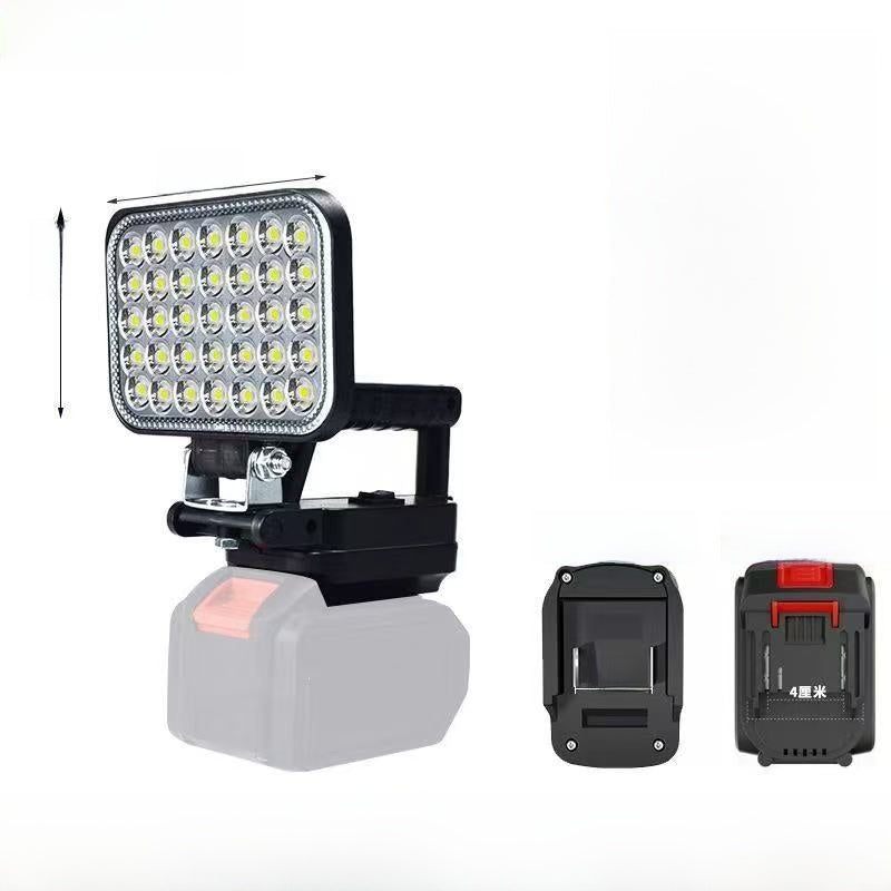 Portable Outdoor LED Work Light with Dual USB Charging