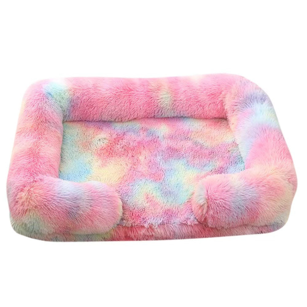 Plush Round Cat Bed