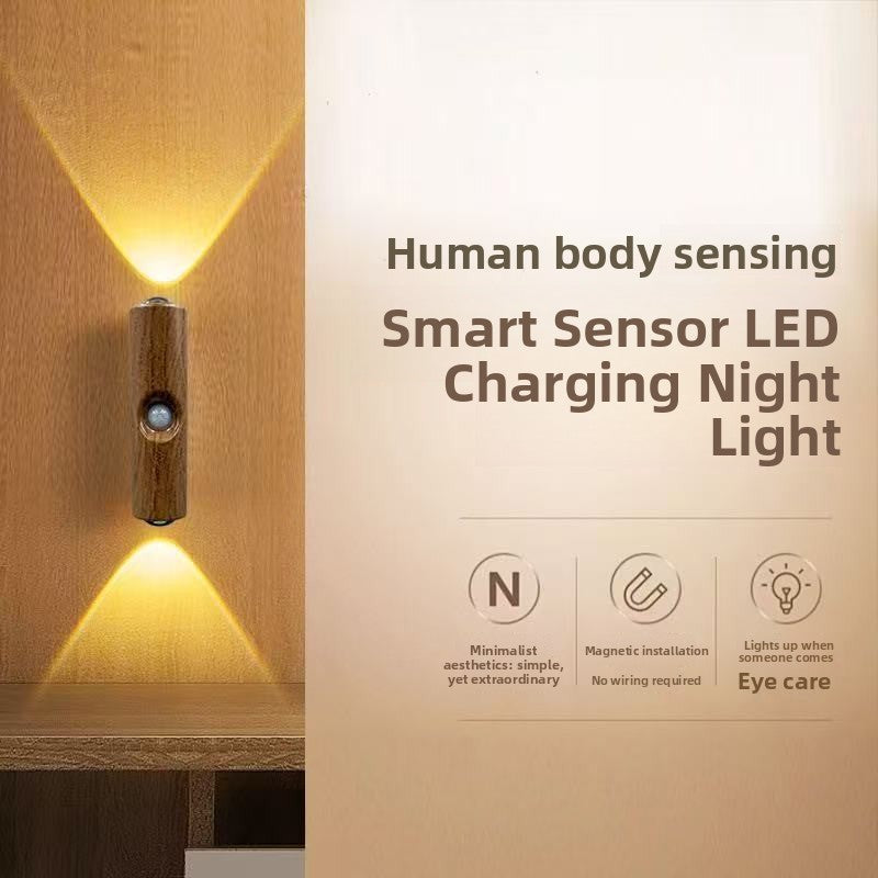 Sensor Night Light Magnetic Wall Lamp