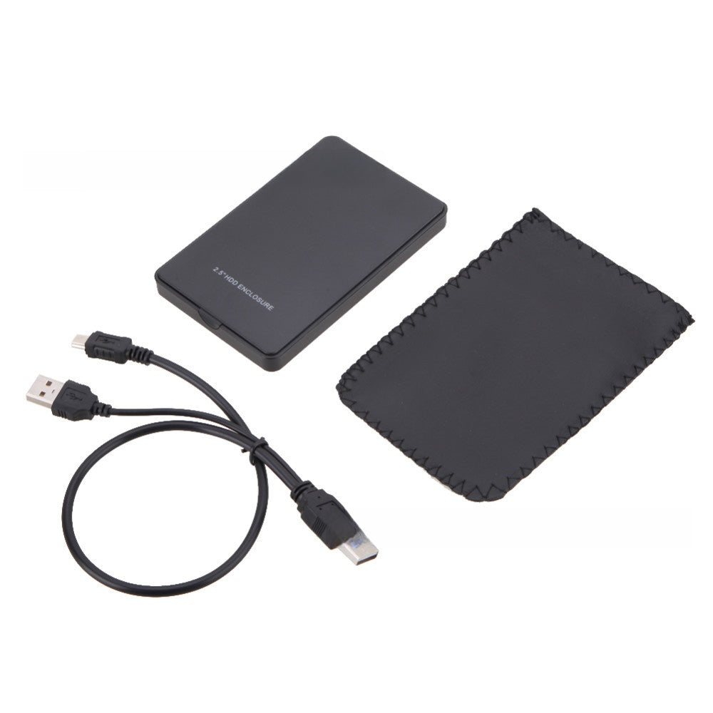 Screwless mobile hard drive enclosure