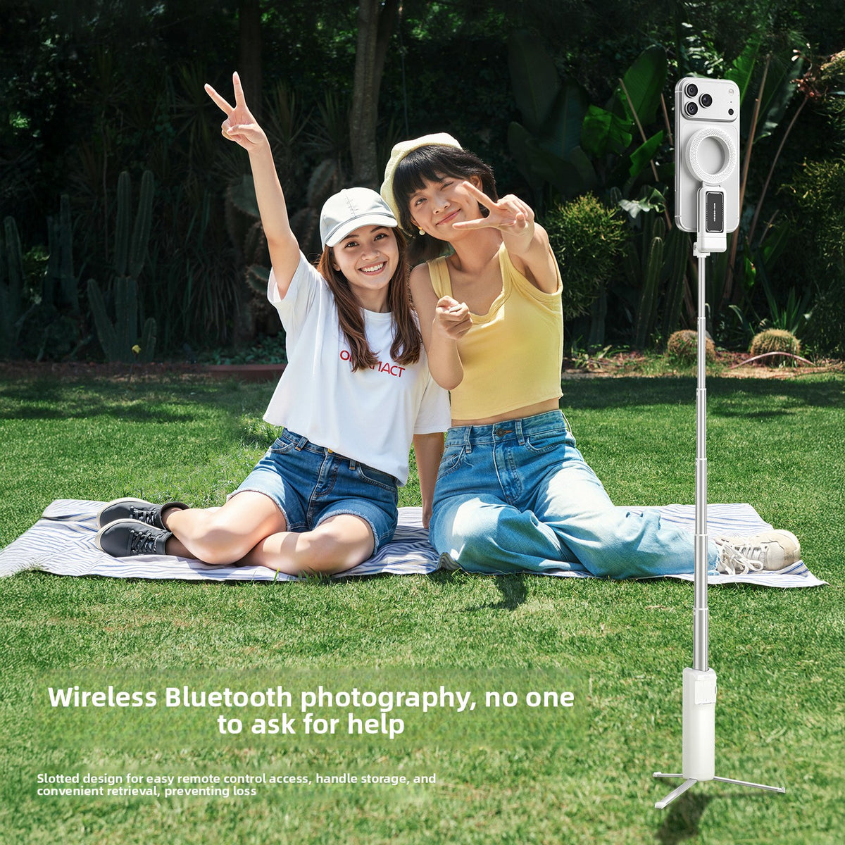 Magnetic Bluetooth Selfie Stick