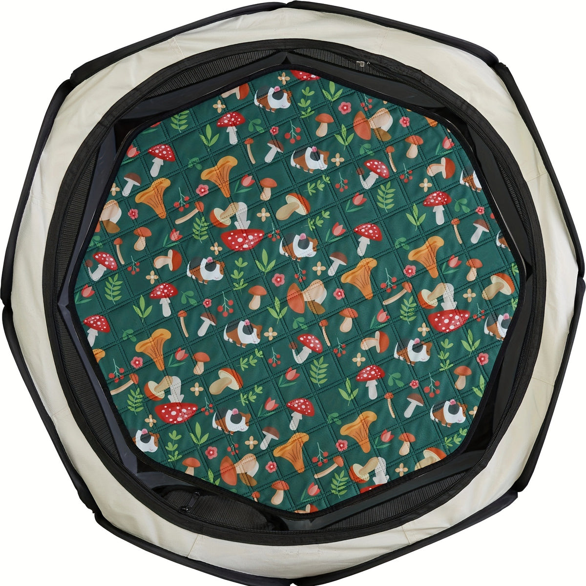 Washable Octagonal Dog Cage Mat