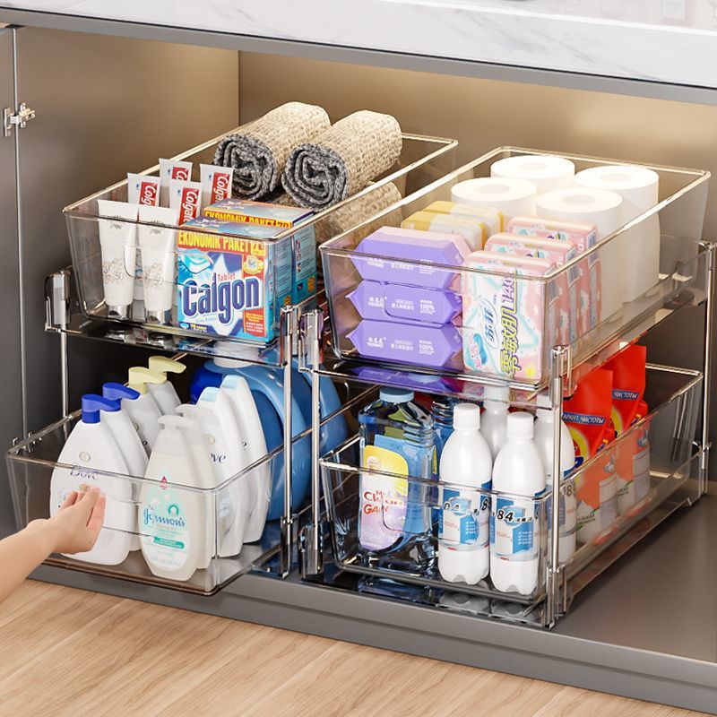 Pull-out Bathroom Storage Rack