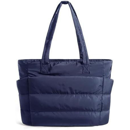 Women's Large Capacity Polyester Shoulder Tote Bag Laptop Travel Handbag