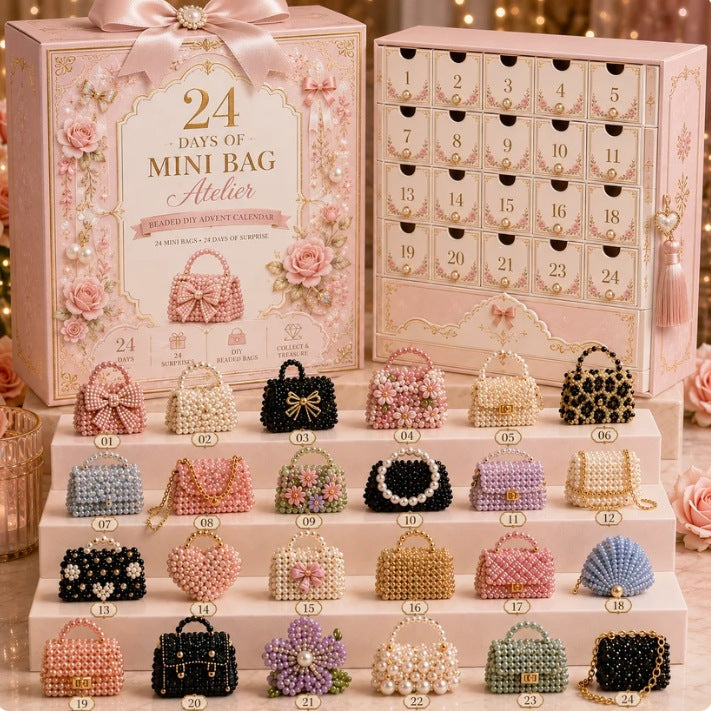 Christmas Advent Calendar Acrylic Blind Box Decoration Collectible Toy