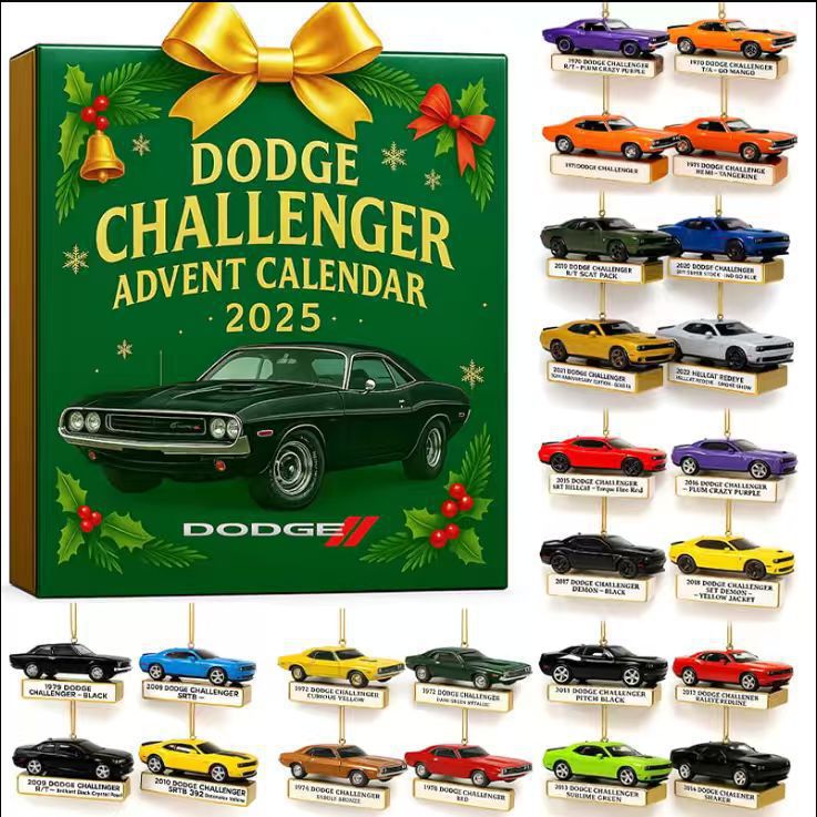 Acrylic Advent Calendar Blind Box Christmas Tree Ornament Pendant