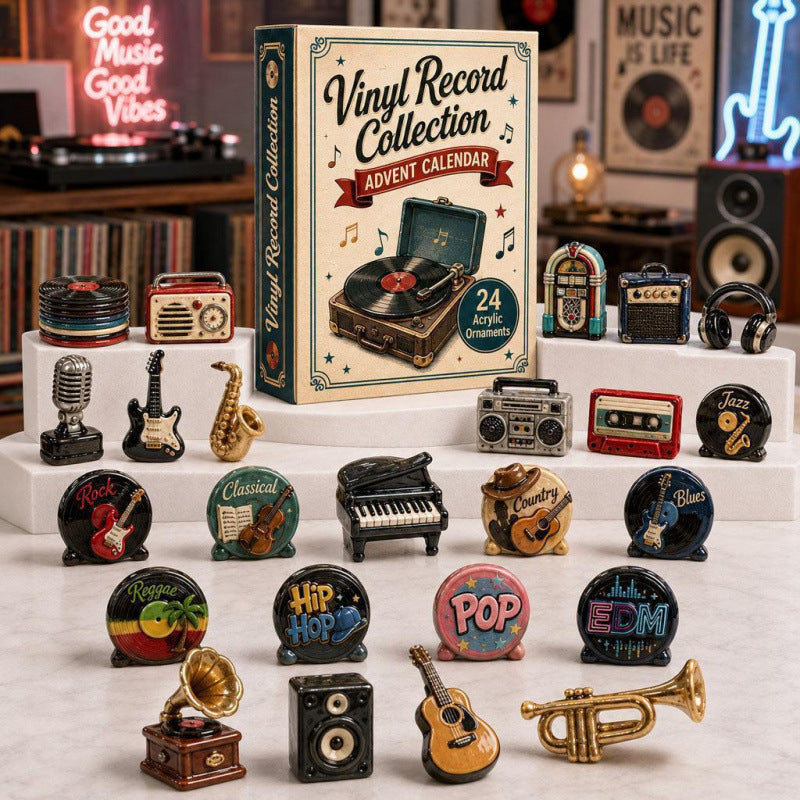 Christmas Countdown Calendar Blind Box Decoration Set