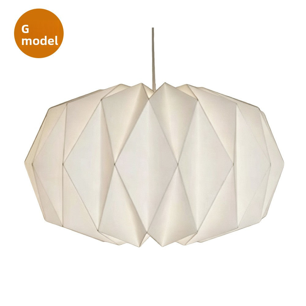 Foldable Paper Pendant Lamp Shade Creative Home Lighting