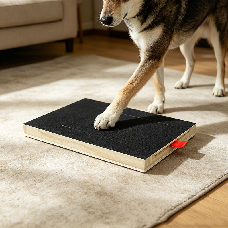 Wooden dog nail file