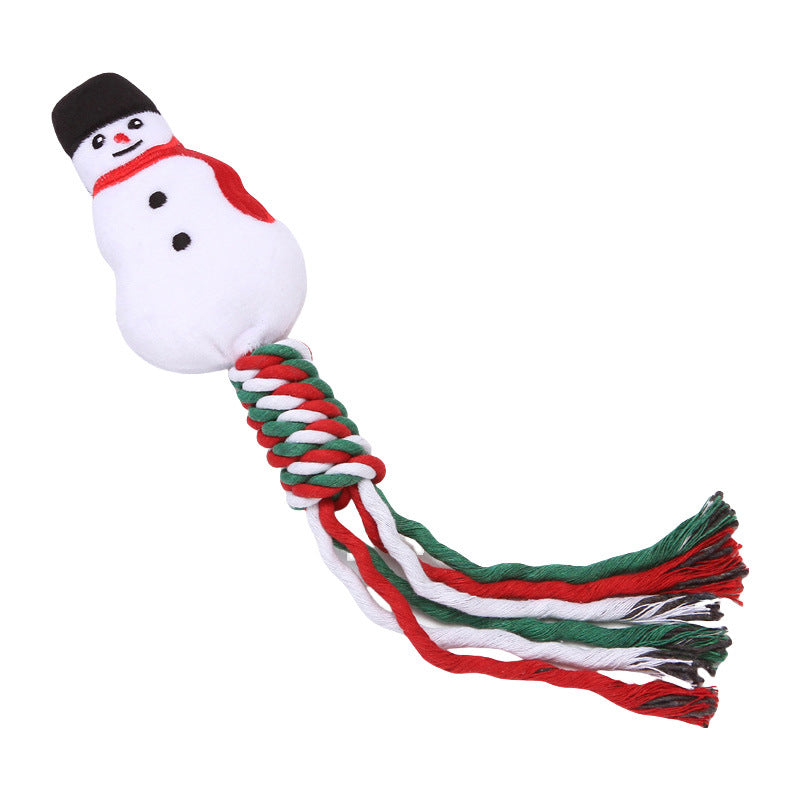 Christmas Plush Squeaky Dog Chew Toy