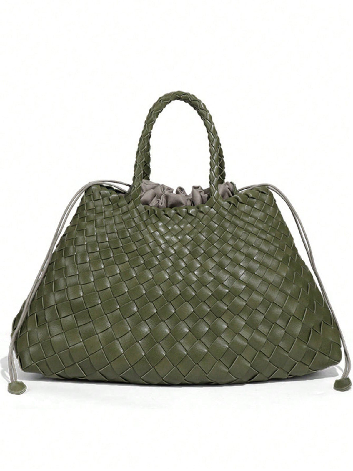 Woven Basket Handbag
