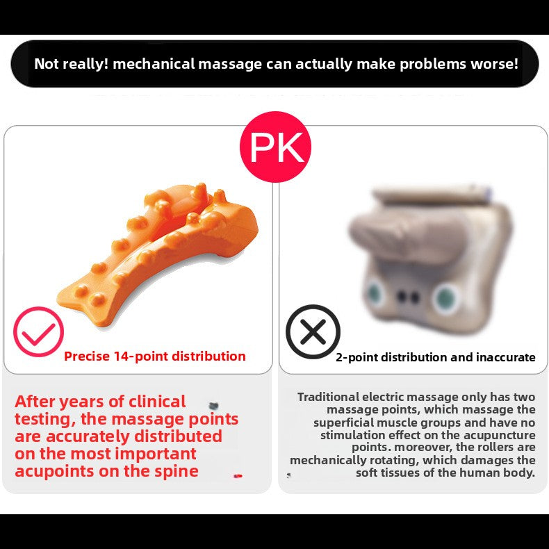 Ergonomic EVA Massage Pillow