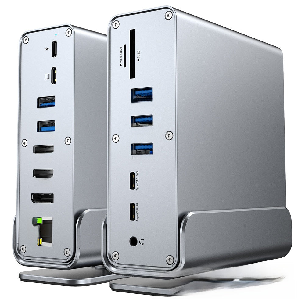 Type-C Docking Station with 4K60Hz Triple Display Support