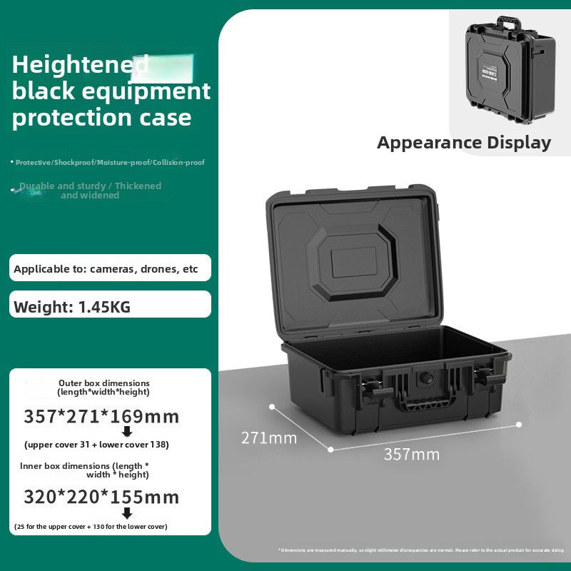 Durable Waterproof Plastic Protective Tool Case with Foam
