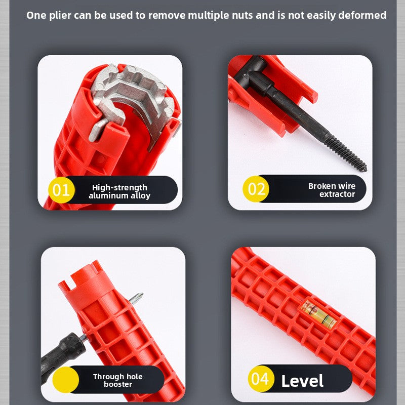 Multifunctional Adjustable Plumbing Wrench