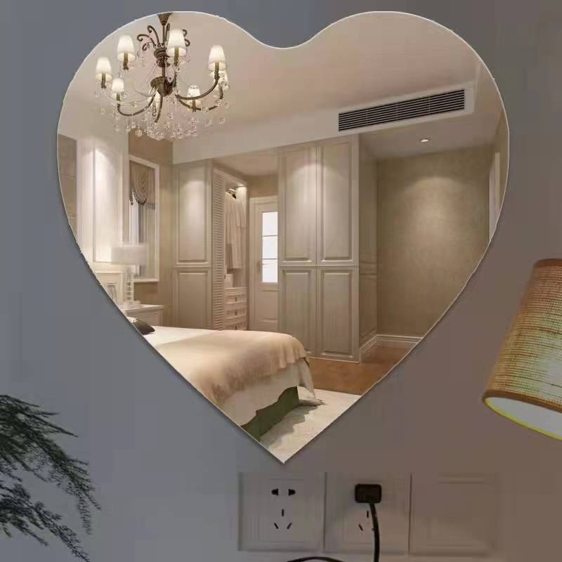 Self-Adhesive Acrylic Mirror Wall Sticker with Decorative Patterns