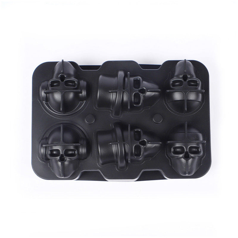 Skull Shaped Silicone Ice Cube Tray