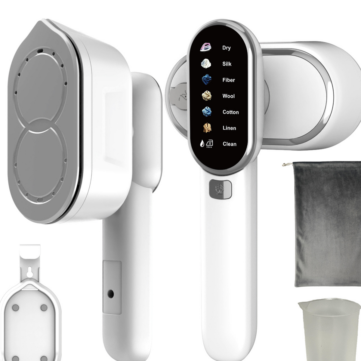 Portable Handheld Garment Steamer with Digital Display