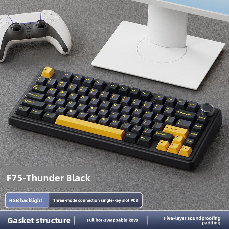 Three-Mode Hot-Swap Gasket Mechanical Keyboard