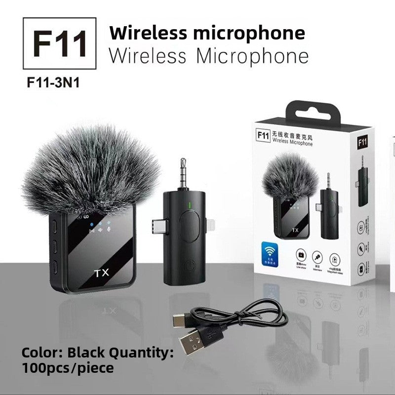 Lavalier Wireless Microphone for Mobile Recording