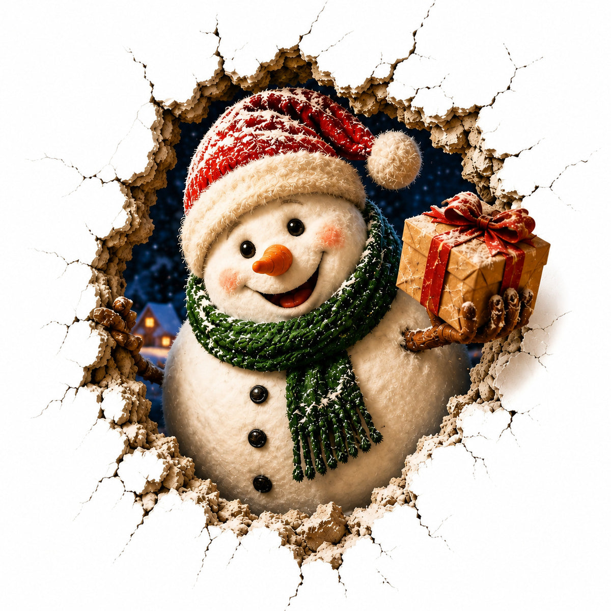 DIY Christmas Wall Decals