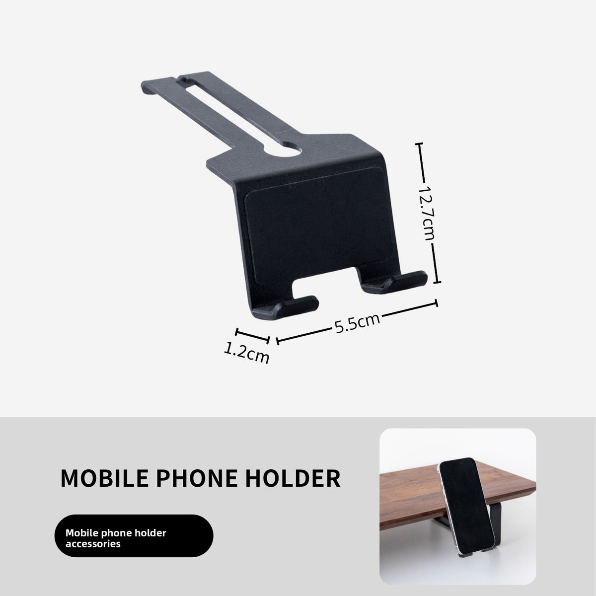 Wooden Monitor Riser with Storage Drawer