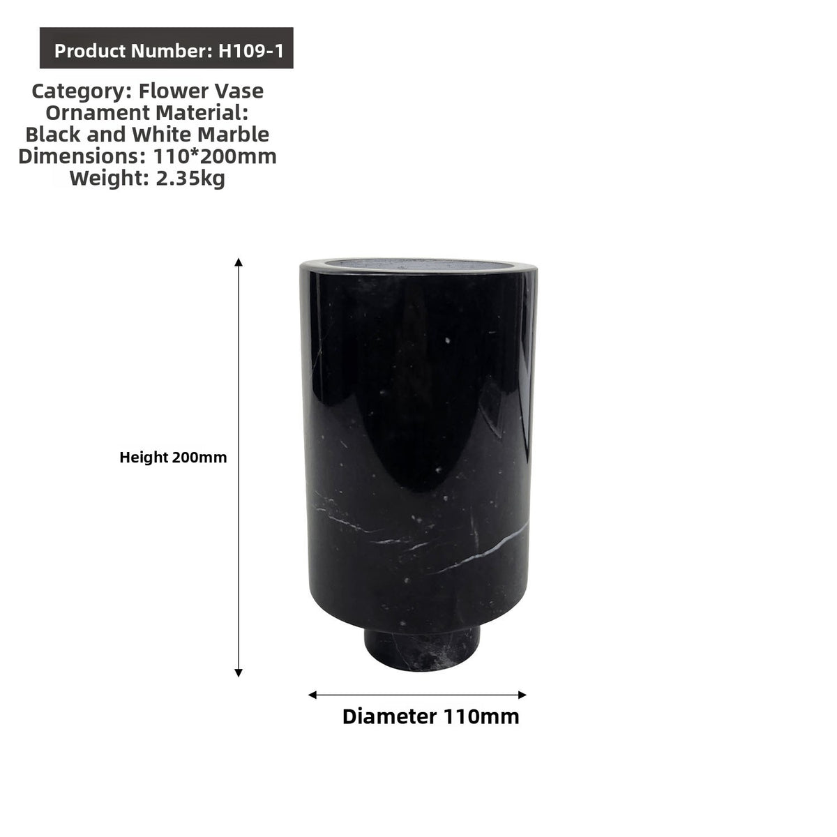 Modern Minimalist Stone Flower Vase