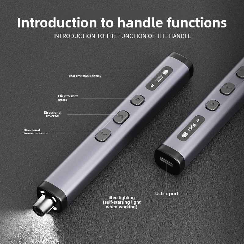 Precision Rechargeable Electric Screwdriver Kit