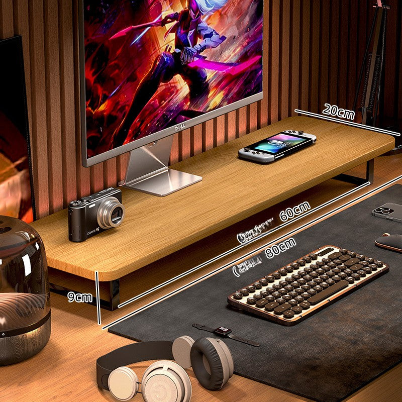 Adjustable Monitor Stand Riser with Storage Shelf