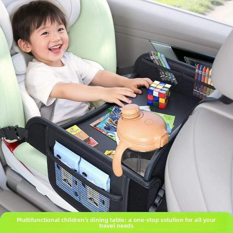 Car Seat Organizer with Table and Storage Bag