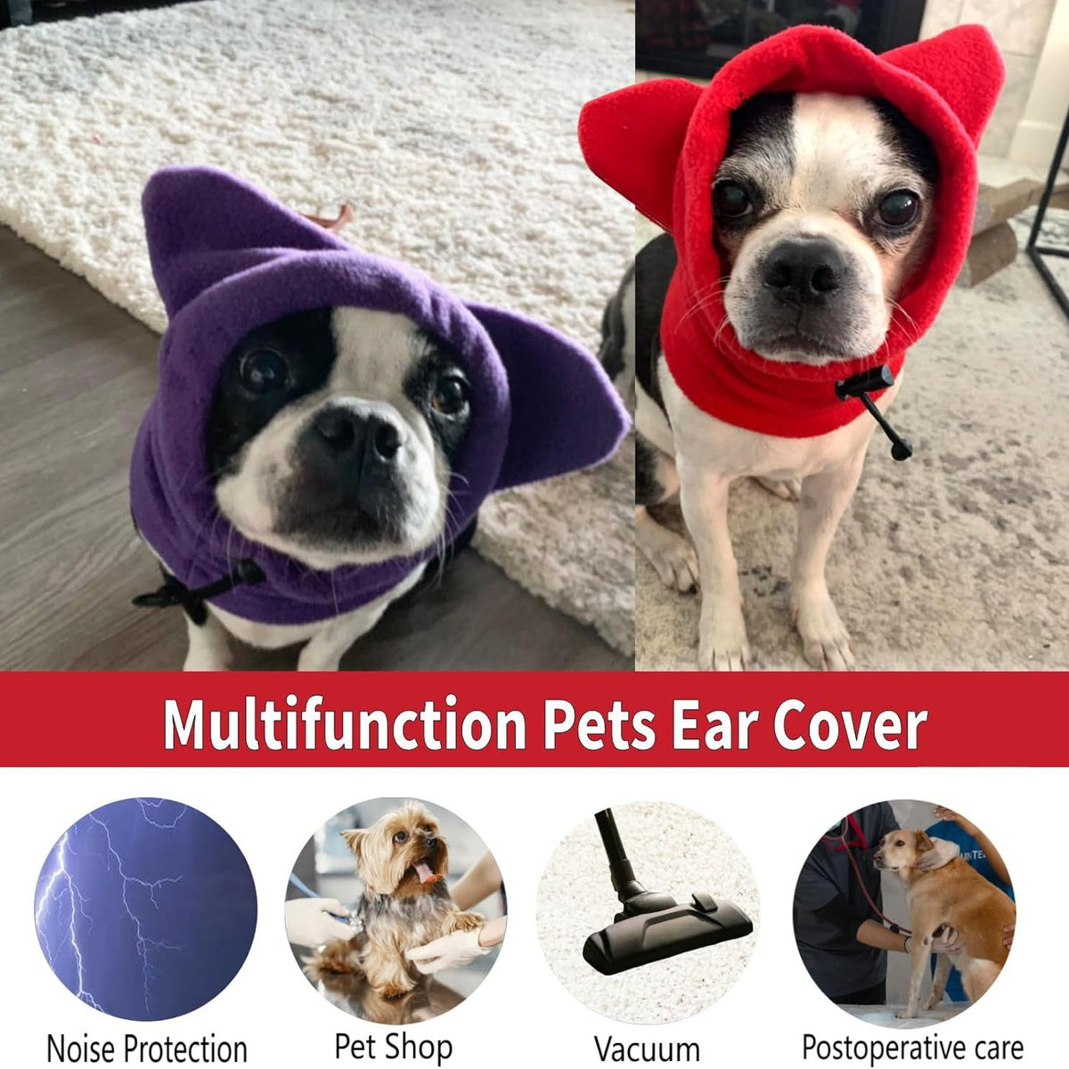 Dog Winter Warm Hood Scarf