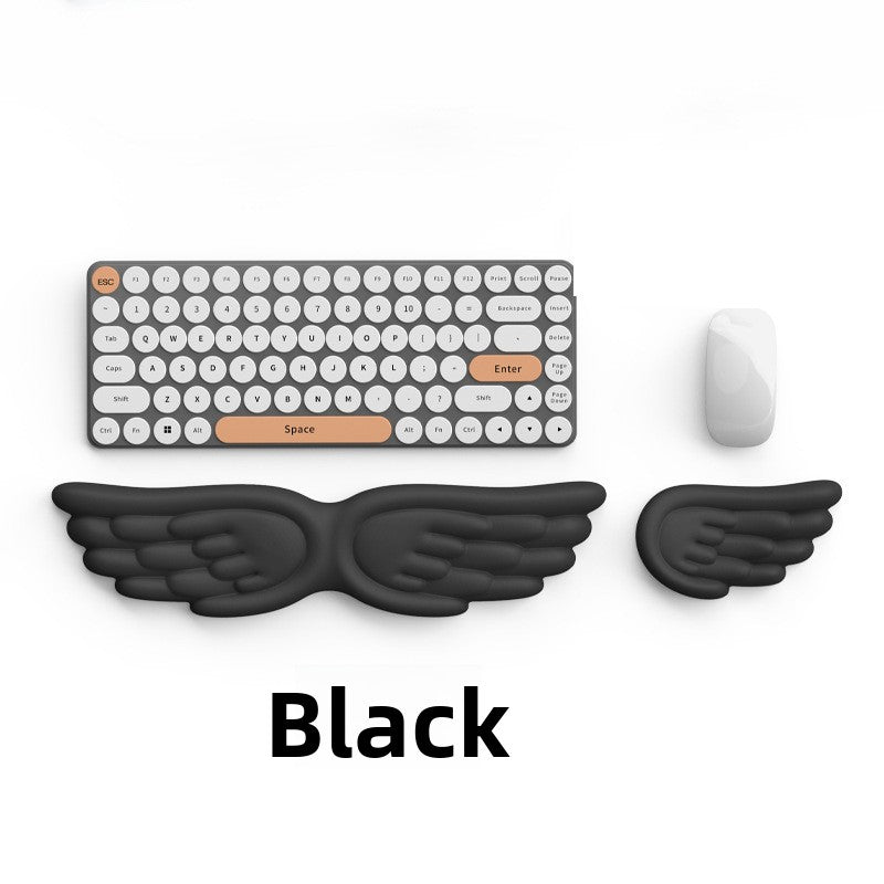 Creative Angel Wings Silicone Keyboard Wrist Rest Ergonomic Office Non-Slip Wrist Support