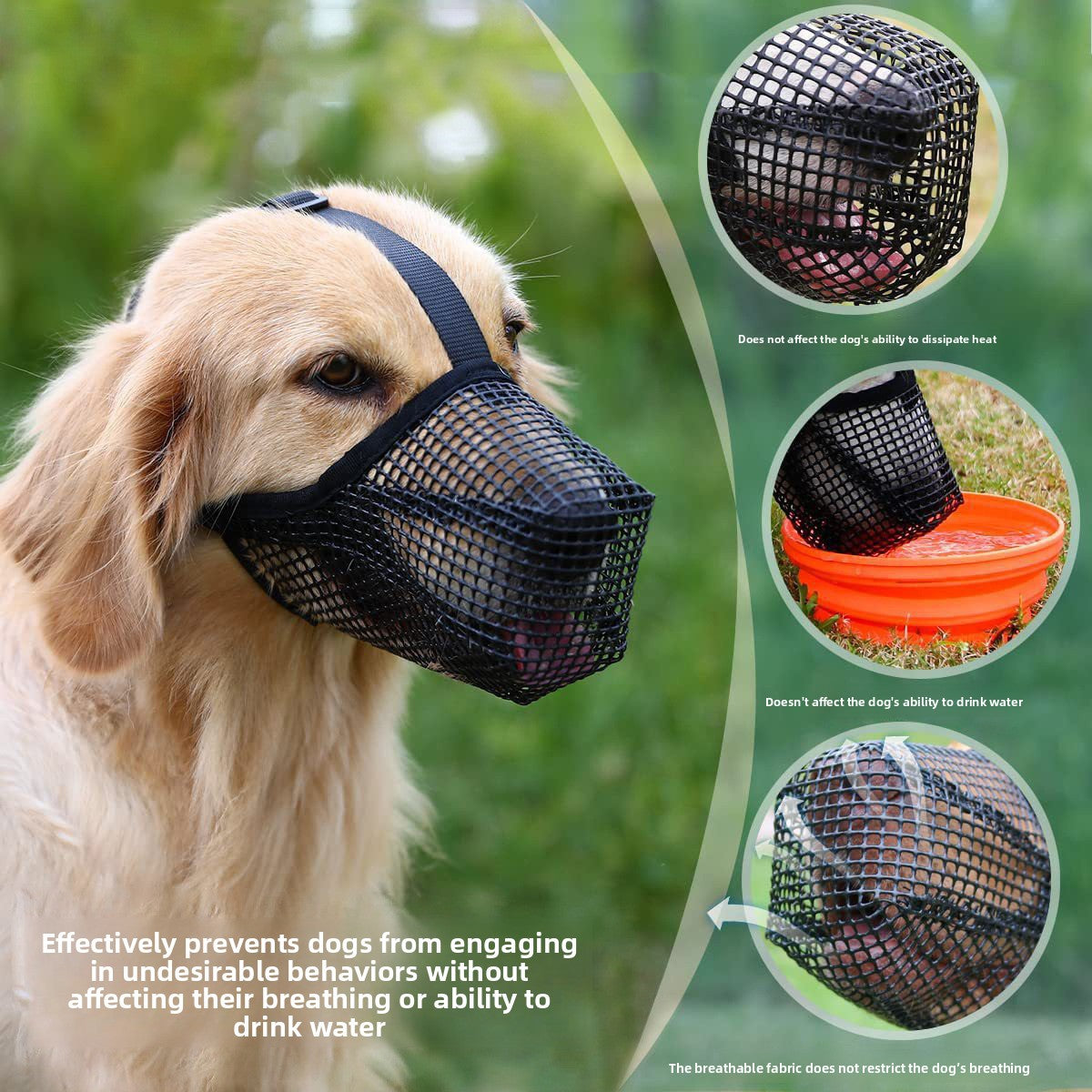 Pet Dog Muzzle Mask for Training
