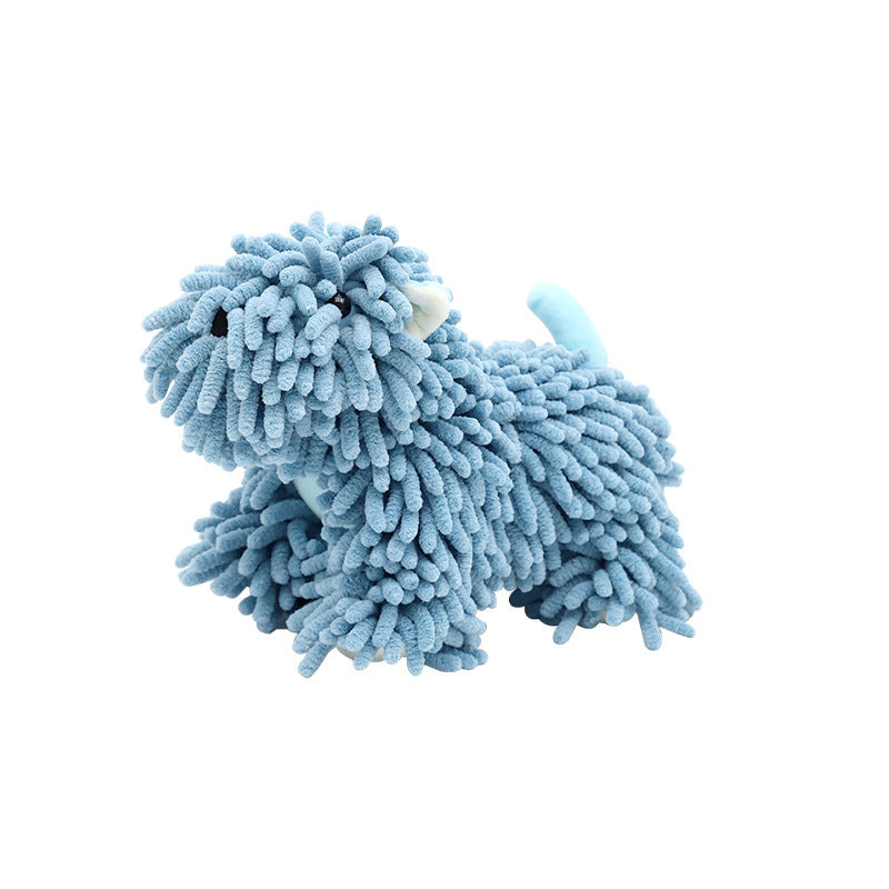 Cartoon Puppy Chenille Hand Towel Soft Absorbent Kitchen Towel