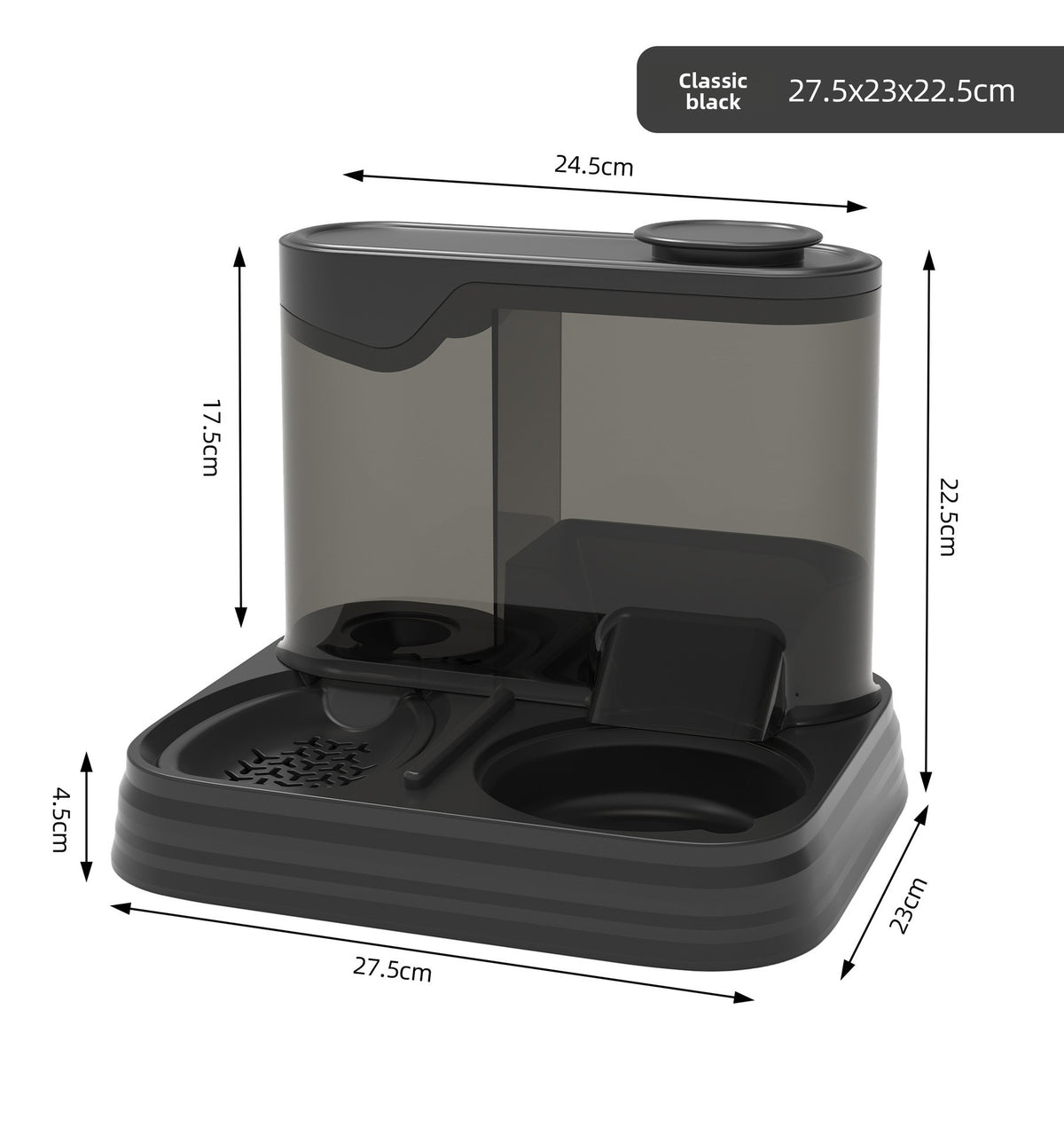 Automatic Cat Water and Food Feeder