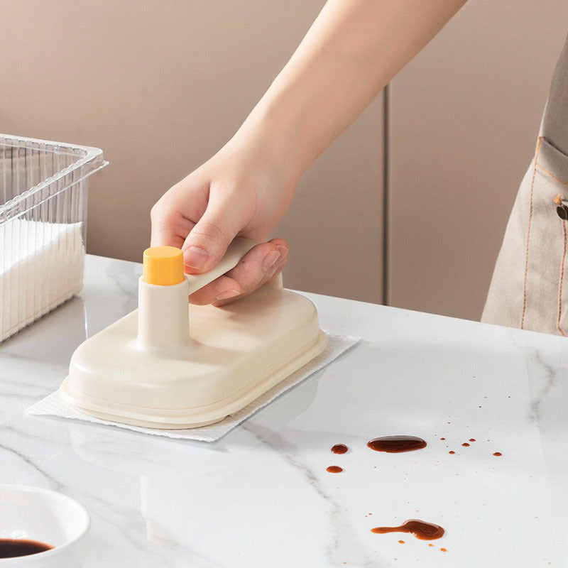 Replaceable Disposable Kitchen Oil-Removing Cleaning Cloth for Bathroom Lazy Cleaning Tool