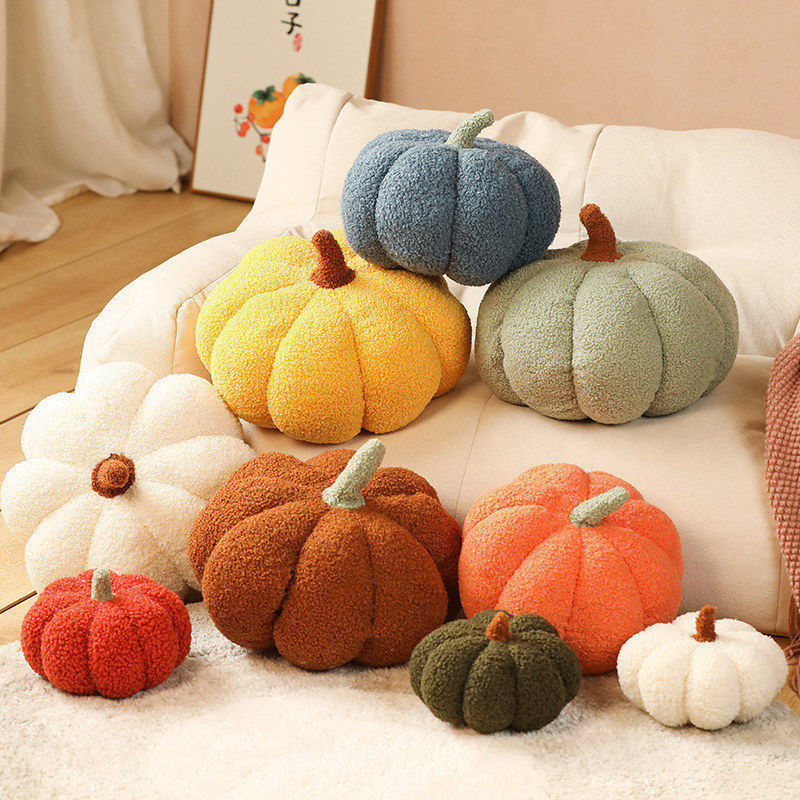 Pumpkin Throw Pillow Sofa Living Room Cushion Cute Ornament Cushion