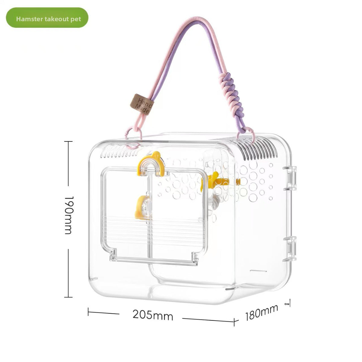Hamster Travel Cage with Water Bottle