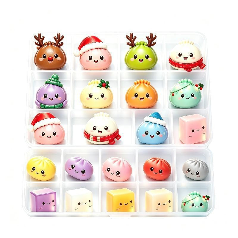 24 Days Christmas Countdown Calendar Blind Box