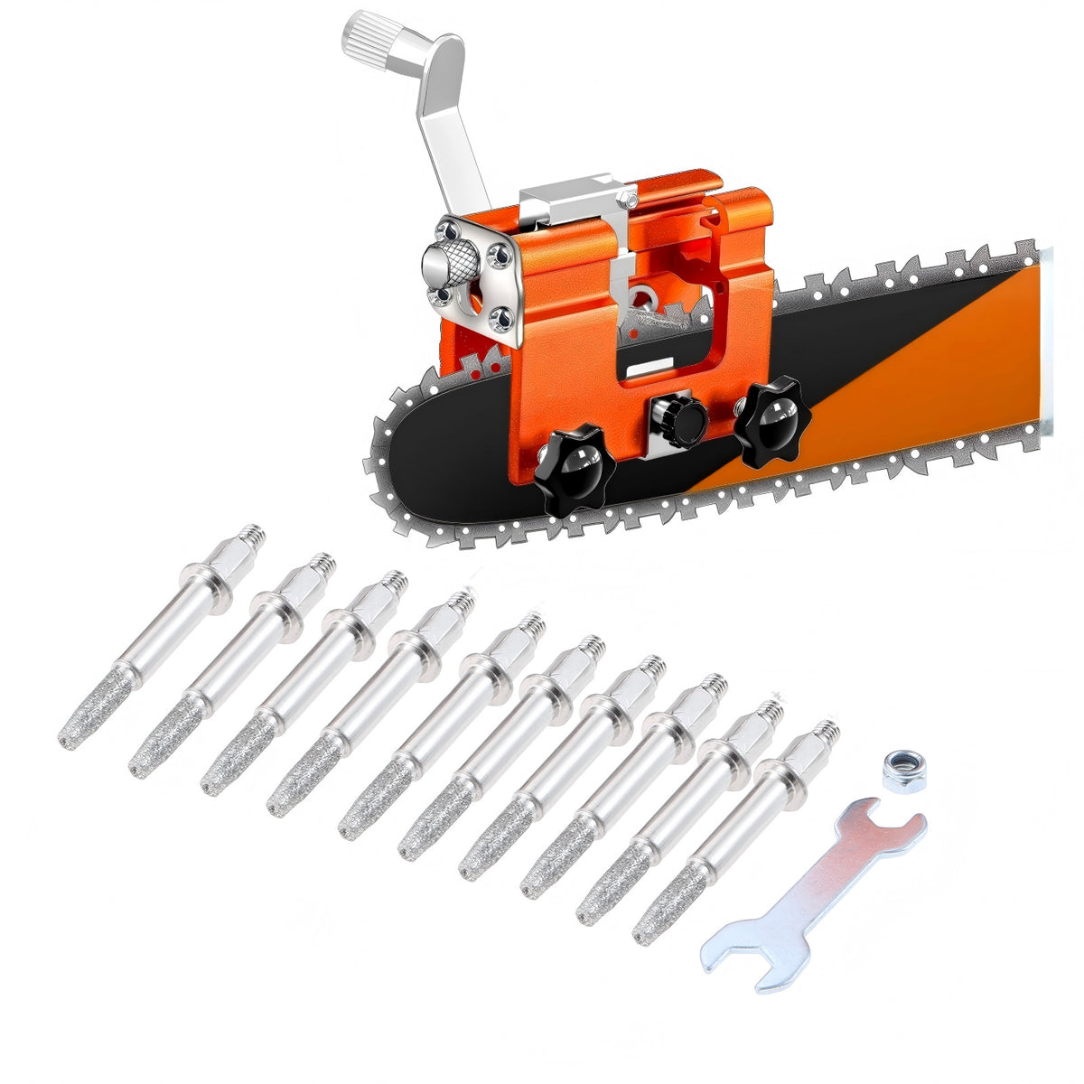 Portable Chain Saw Sharpener Tool