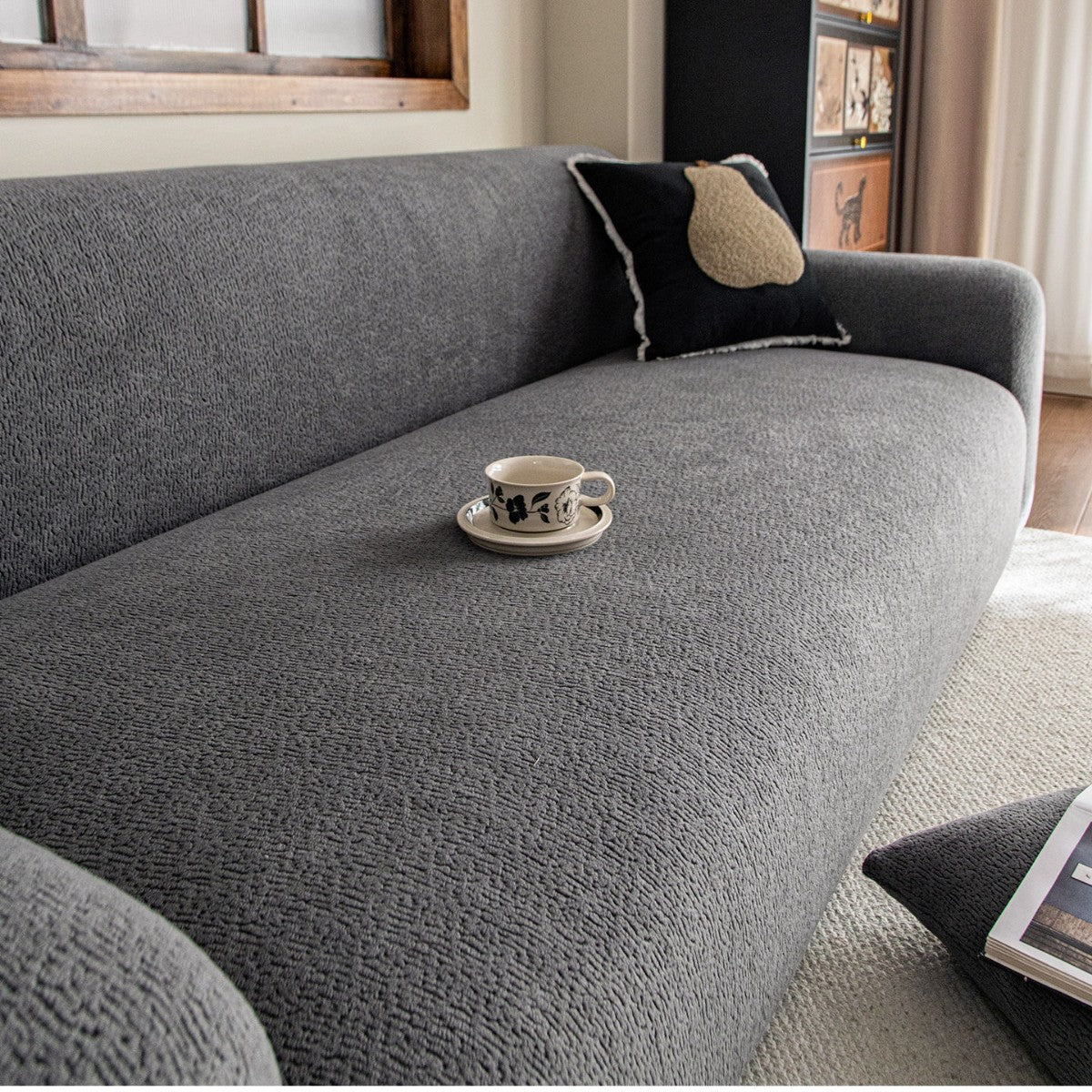 Anti-Cat Scratch Thickened Sofa Protector Cover