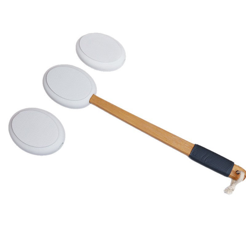 EVA Sponge Lotion Applicator with Long Non-Slip Handle for Shower Back Massage
