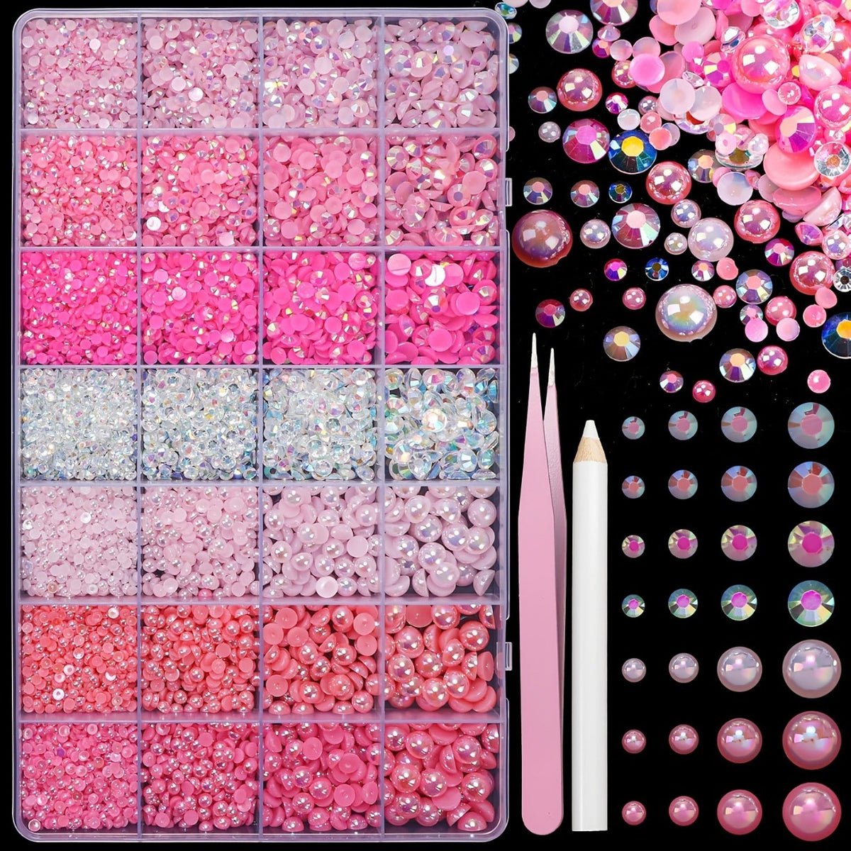 Resin Rhinestone Set