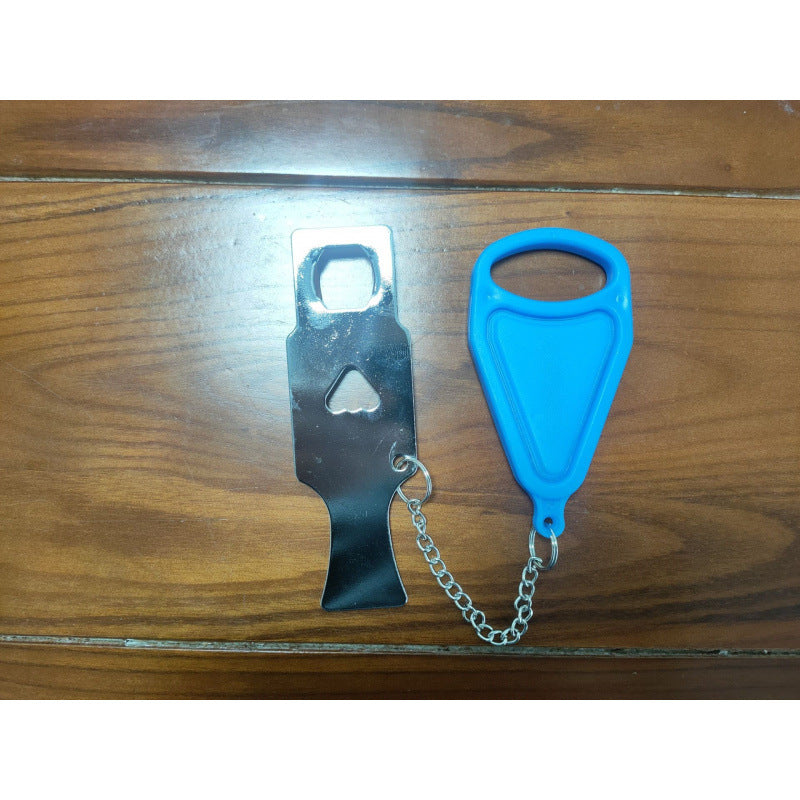 Portable door latch lock